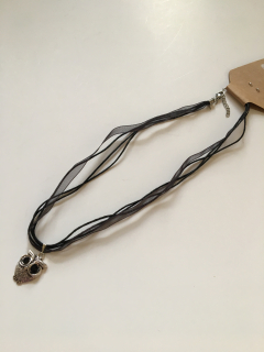 Fashion Jewelry náhrdelník Sova s černými kameny 1-lo191
