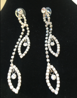 Fashion Jewelry náušnice dlouhé štrasové 4-jp482