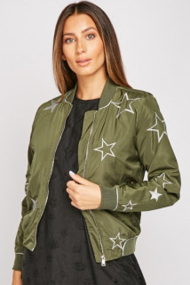 Bomber Onado Paris olivový stříbrný M, L